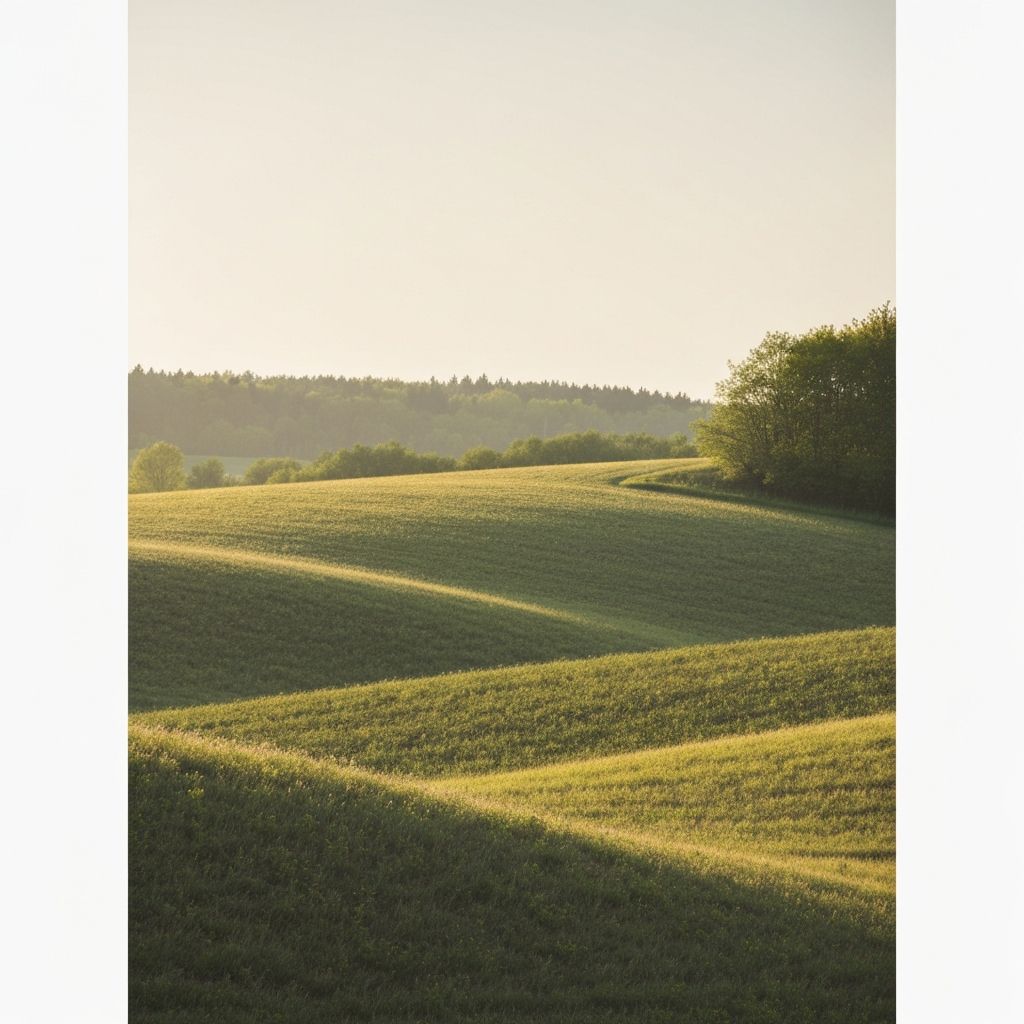Natürliche deutsche Landschaft