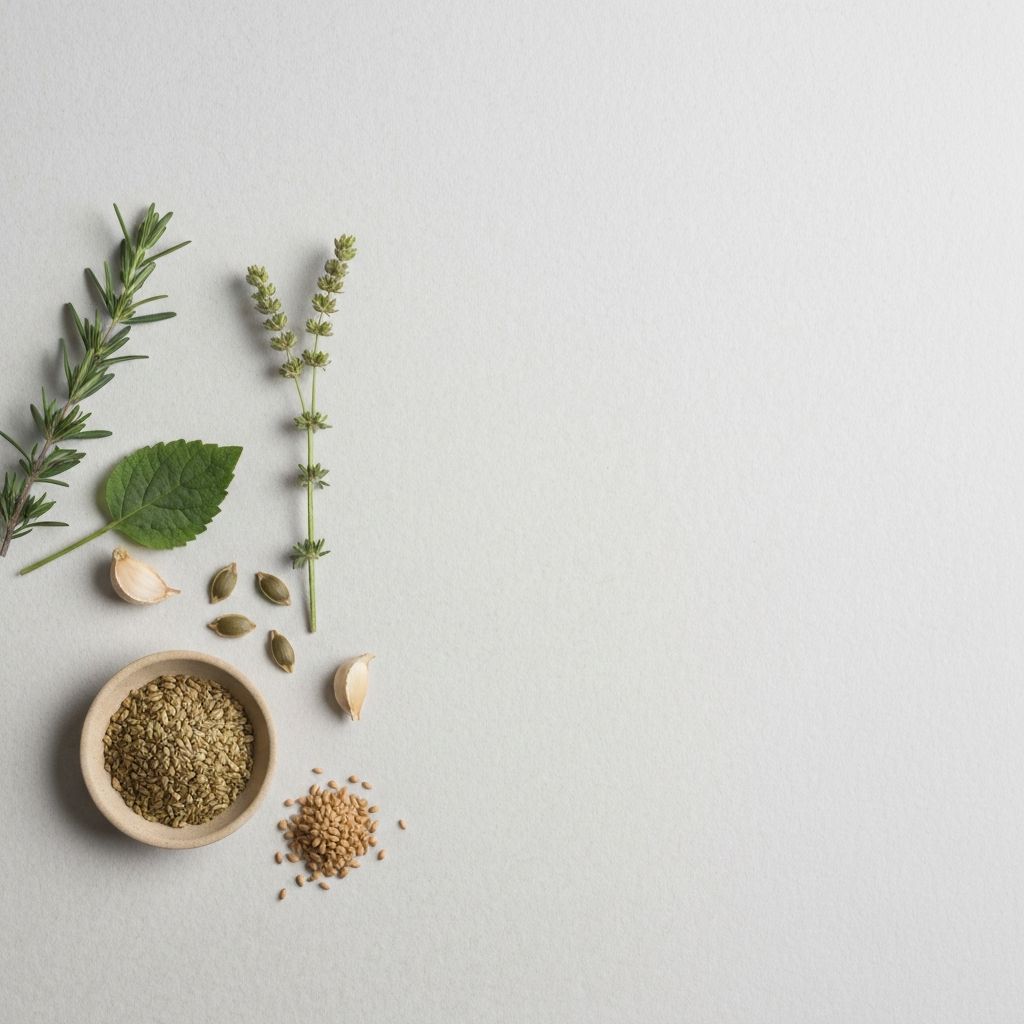 Natürliche pflanzliche Zutaten